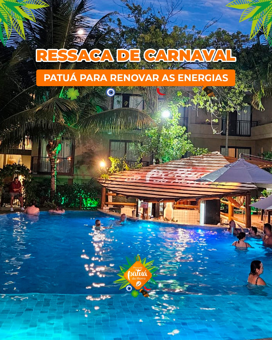 Ressaca de Carnaval em Morro de São Paulo